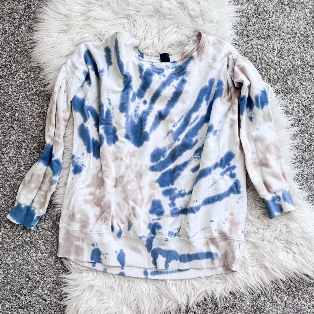 ARX Lab Tie Dye Sweatshirt Womens Large Crewneck Pullover Oversized